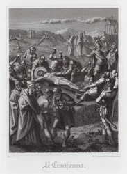Kruisiging van Jezus Christus (gravure)