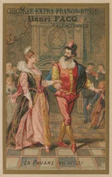 Dansen de Pavane, 16e eeuw