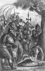 Dood van Bayard (gravure)