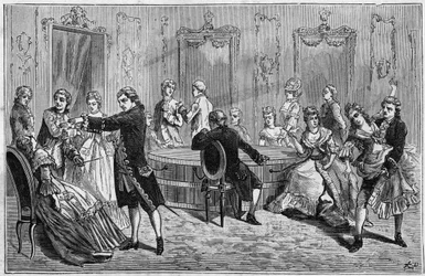 Demonstratie door Frederic Antoine Mesmer