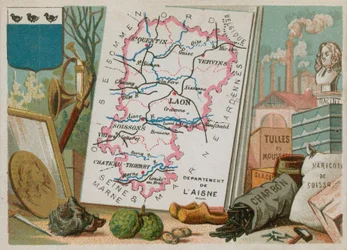 Departement Aisne in noord Frankrijk