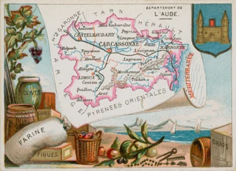 Departement Aude in zuid-centraal Frankrijk