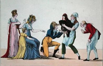 Dindonnade of De rivaal van het vaccin, ca. 1800