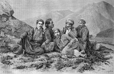 Ezelgeleiders, uit La Syrie d