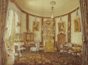 Salon van het Kasteel van Sache