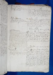 Inschrijving in het gevangenisregister van de Grand Chatelet van Francois Ravaillac, 1610