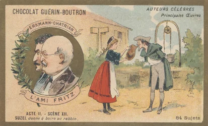 Erkmann-Chatrian, collectief pseudoniem van Emile Erkmann (1822-1899) en Alexandre Chatrian (1826-1890), romanschrijvers, auteurs van 