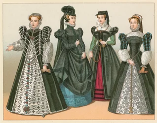 Kostuum van de Europese XVIe eeuw