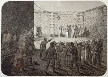 Executie van gijzelaars tijdens de Commune, 1871