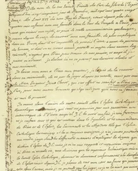 Facsimile van het testament van Lodewijk XVI van Frankrijk