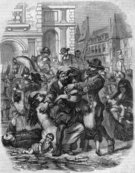 Hongersnood in Frankrijk in de 16e eeuw.