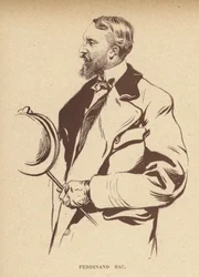 Ferdinand Bac, Frans striptekenaar (litho)