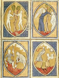 Het verhaal van Adam en Eva, uit Image du Monde