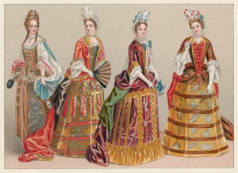 Frankrijk XVIIe Eeuw Kostuum