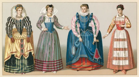 Kostuum van Frankrijk XVIe eeuw
