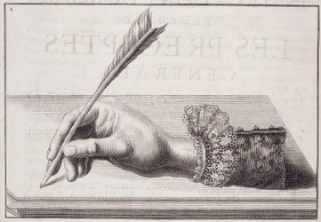 Franse kalligrafie: 