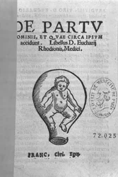 Voorpagina, illustratie uit het zogenaamde Rhodion-manuscript