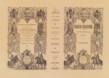 Frontispice van La Peau de Chagrin, uit een geïllustreerde editie van de werken van Honoré de Balzac