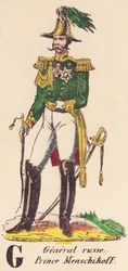 G: Russische generaal, Prins Menschikoff (1787-1869)
