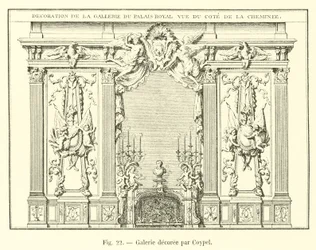 Galerij versierd door Coypel