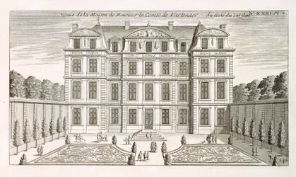 Tuinverhoging van het huis van Graaf Vartenaer, ca. 1720