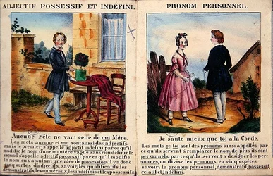 Grammatica boek voor kinderen, ca. 1850