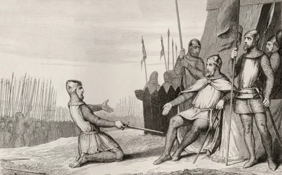 Hendrik I (1008-60) vergeeft zijn broer Robert-Le-Vieux, uit 