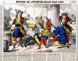 Geschiedenis van de onverschrokken zeeman Jean Bart - afbeelding van Epinal, 19e eeuw