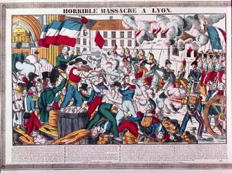 Vreselijke slachting in Lyon, 9 april 1834