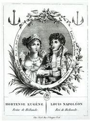 Hortense de Beauharnais (1783-1837) en Louis-Napoleon Bonaparte (1778-1846)