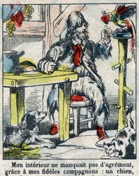 Illustratie voor het boek van Daniel Defoe 