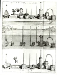 Illustratie uit Traite de la Pesanteur de lAir door Blaise Pascal, na 1663