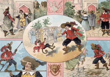 Illustratie van Cyrano de Bergerac, illustratie van Cyrano de Bergerac