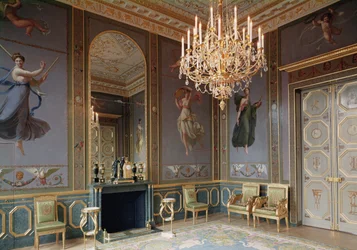 Interieur van de Salon de Musique in het appartement van Hortense de Beauharnais (1783-1837), 1803-10