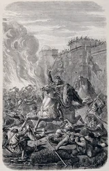 Invasie en plundering van Rome door Alarik I, koning van de Visigoten 410 - in 