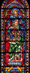 Jesaja met St. Mattheüs op zijn schouders