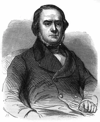 Italiaanse nationale beweging: Daniele Manin (1804-1857) roept de Republiek Venetië uit (1848). Gravure in 