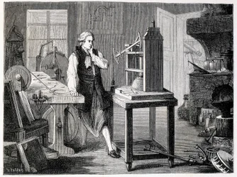 James Watt bestudeert de verbetering van Newcomen
