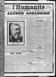 Jaurès vermoord, uit L