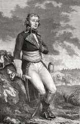 Jean Victor Marie Moreau (1763-1813) uit een gravure door Parmentier, uit 