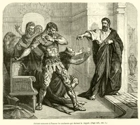 Jeremia kondigt Phassur de rampen aan die hem zullen treffen