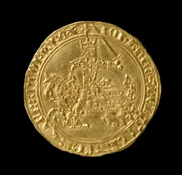 Jan II De Goede (1319-64) Koning van Frankrijk, Franc a Cheval, 1350-64 (voorzijde)
