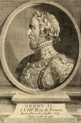 Koning Henri II (1519-59) van Frankrijk