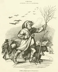 De Winter, allegorie (gravure)