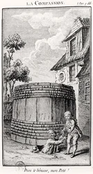 Het medeleven (gravure)