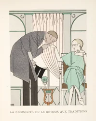 La Redingote pour le Retour aux Traditions, uit een collectie modeplaten