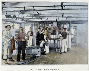 De keuken van de officieren - in 