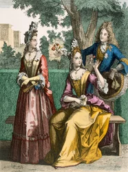 Formele Dagjurken van Dames, 1690