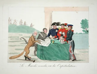 Le Marche conclu, ou la Capitulation, uitgegeven 1814