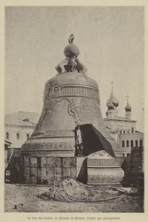 De Tsaar van de klokken, in het Kremlin van Moskou